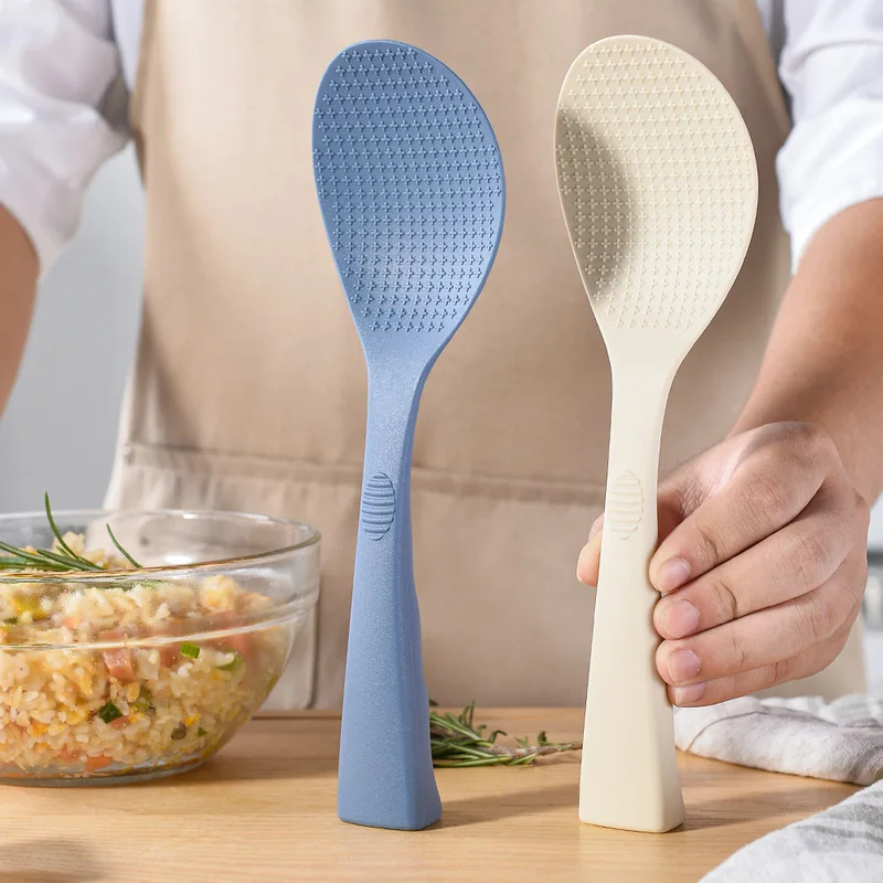 Home Cooking Delivery - 一体型シリコンライススプーン耐熱ノンスティック炊飯器スプーン家庭用キッチン用品