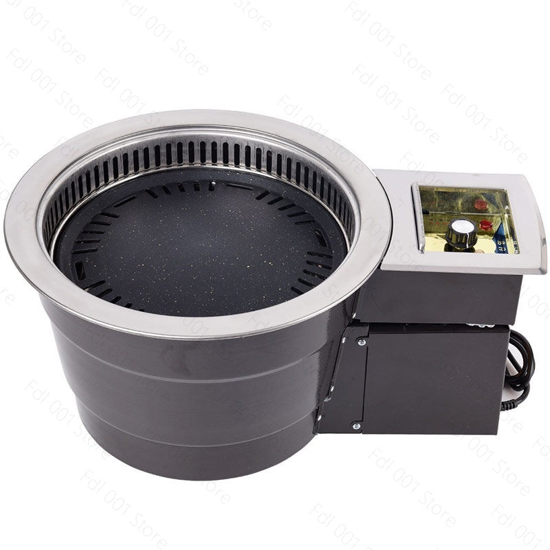 Home Cooking Service - 電気無煙肉焼きグリル業務用埋め込み式セルフサービス内蔵バーベキューグリルBBQ調理グリドル家庭用キッチン家電