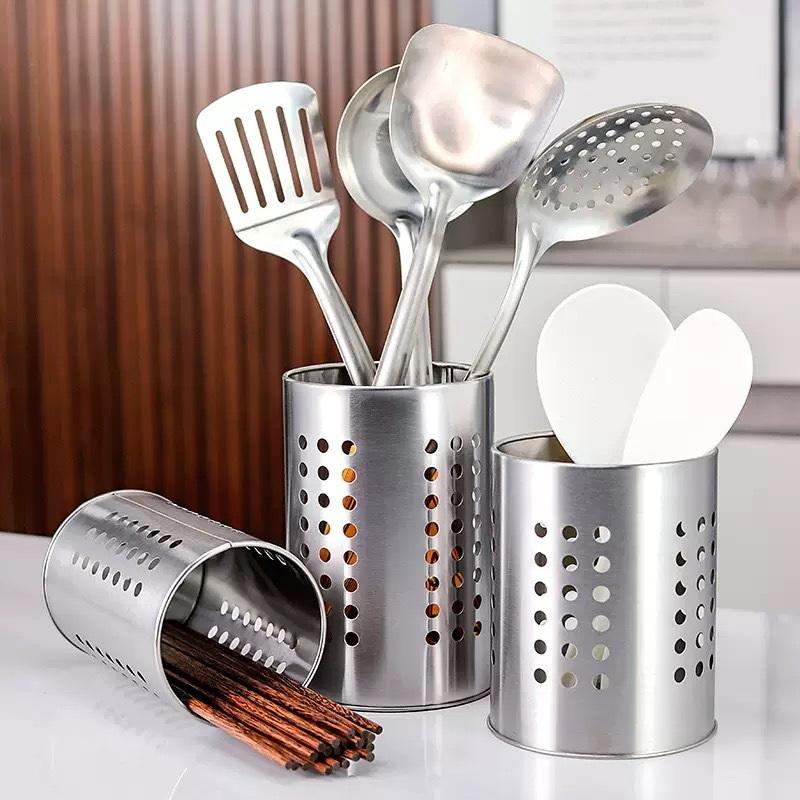 # 新しいステンレス製円筒形食器収納ボックス、カトラリーホル - Home Cooking Delivery のレビューと価格
