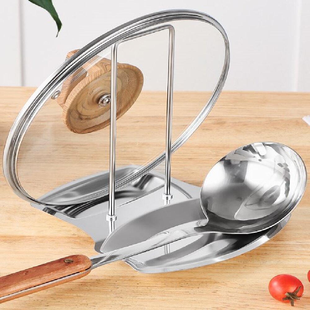 ステンレス製鍋蓋ホルダー キッチン収納ラック 調理器具と食器 - Home Cooking Delivery のレビューと価格