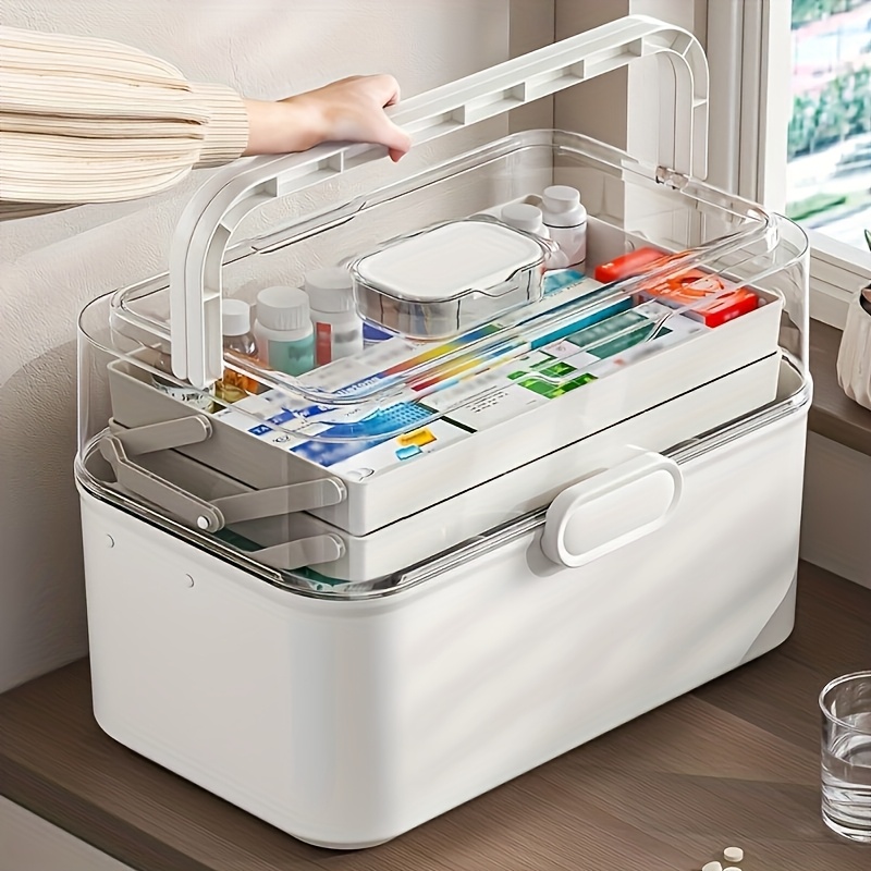 大容量透明蓋付き薬収納ボックス/ディスペンサーボックス -  - Home Cooking Delivery のレビューと価格